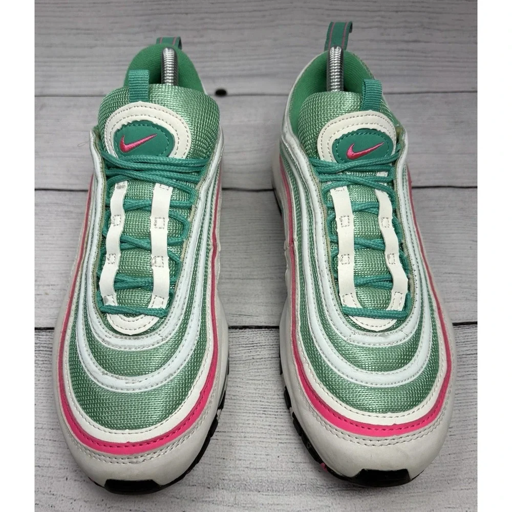 Nike Air Max 97 South Beach White Green Pink 921522-101 Women Sz 8.5